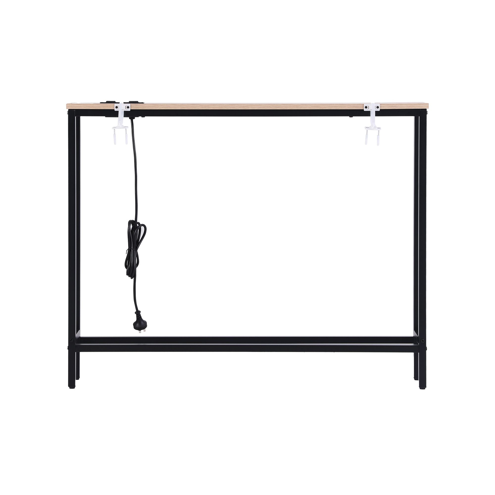 Console Table Entryway Hallway Display Desk Charging Station Wood - Furniture > Living Room > Side Tables - Rivercity House & Home Co. (ABN 18 642 972 209) - Affordable Modern Furniture Australia