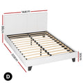 Coogee Double Bed Frame White
