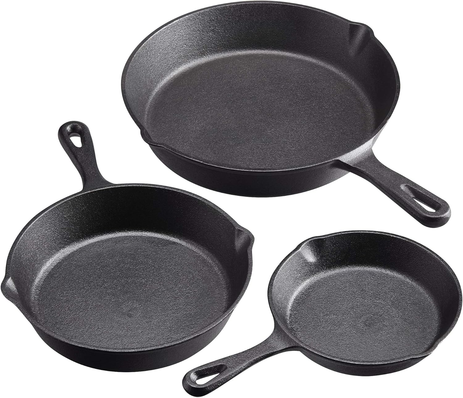 Cookware Sets Frying Cast Iron Pans Cast Iron Dish 16/20/26cm - Home & Garden > Kitchenware > Skillets & Frying Pans - Rivercity House & Home Co. (ABN 18 642 972 209) - Affordable Modern Furniture Australia