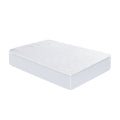 Cool Comfort Double Mattress Protector Topper with Waterproof PU Coating - White