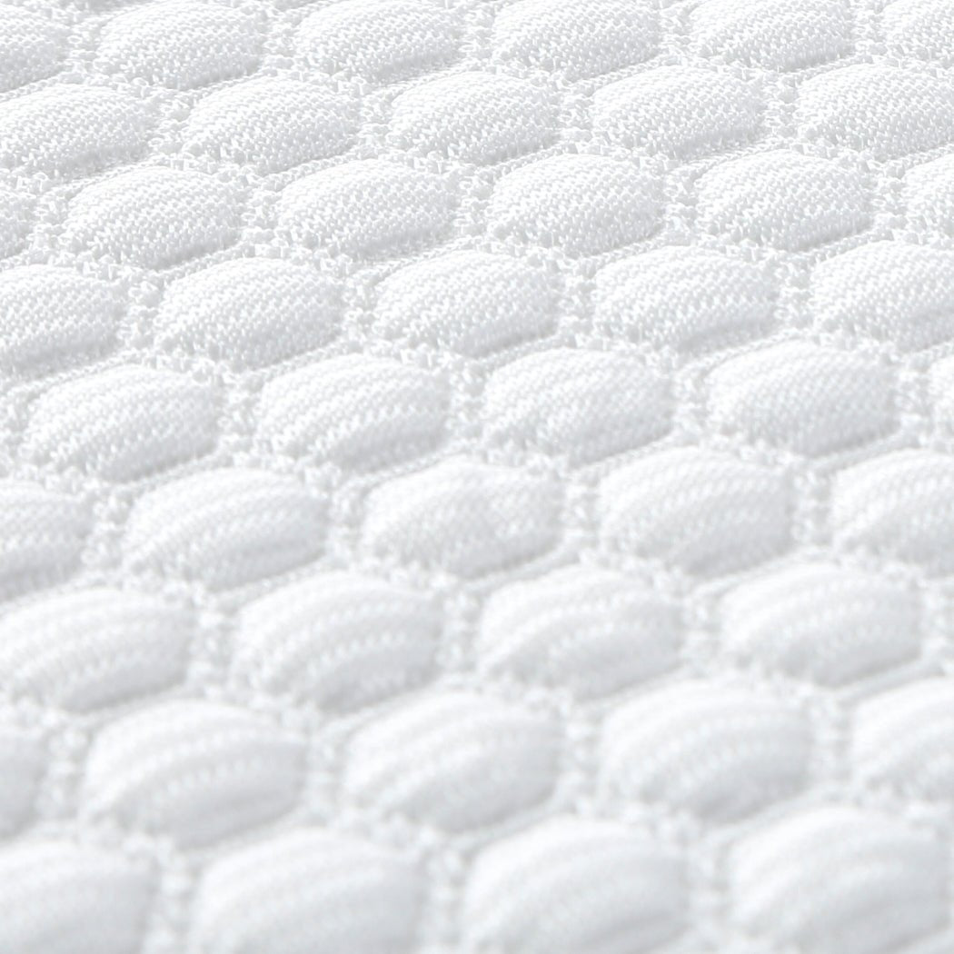 Cool Comfort Double Mattress Protector Topper with Waterproof PU Coating - White - Rivercity House & Home Co. (ABN 18 642 972 209) - Affordable Modern Furniture Australia
