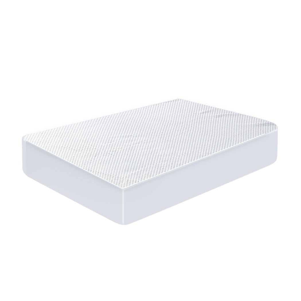 Cool Comfort Single Mattress Protector Topper with Waterproof PU Coating - White - Rivercity House & Home Co. (ABN 18 642 972 209) - Affordable Modern Furniture Australia