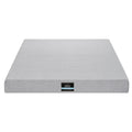Cool Gel Memory Foam Mattress Charcoal 7-Zone Washable Bamboo Cover 15cm Double