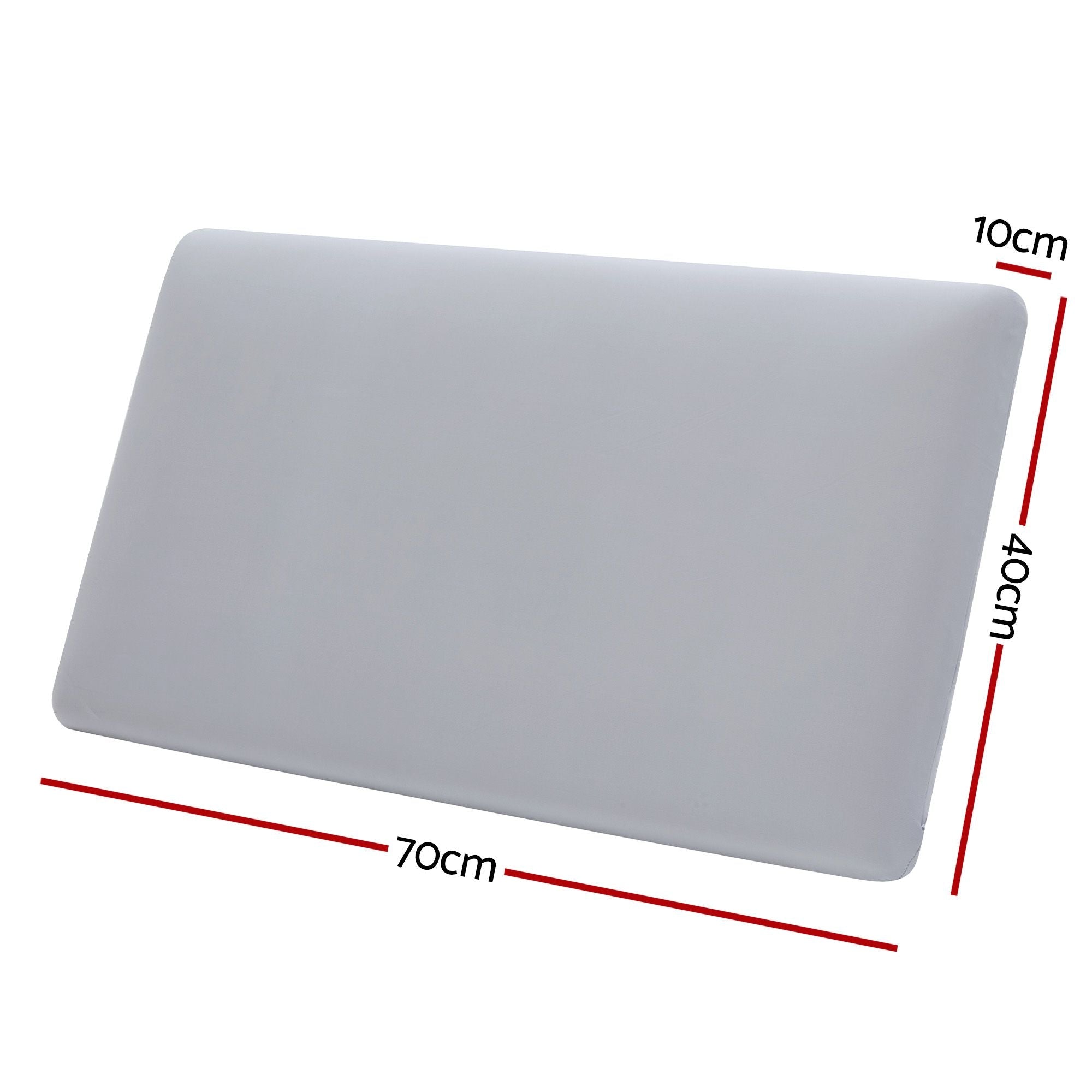 Cooling Memory Foam Pillows for Sleeping, Anti-Clumping Solid Core Bed Pillows for Hot Sleepers, Supportive Side Sleeper Pillow, Washable Cover Queen Size 1 Pack, 70x40x10cm - Home & Garden > Bedding > Pillows - Rivercity House & Home Co. (ABN 18 642 972 209) - Affordable Modern Furniture Australia