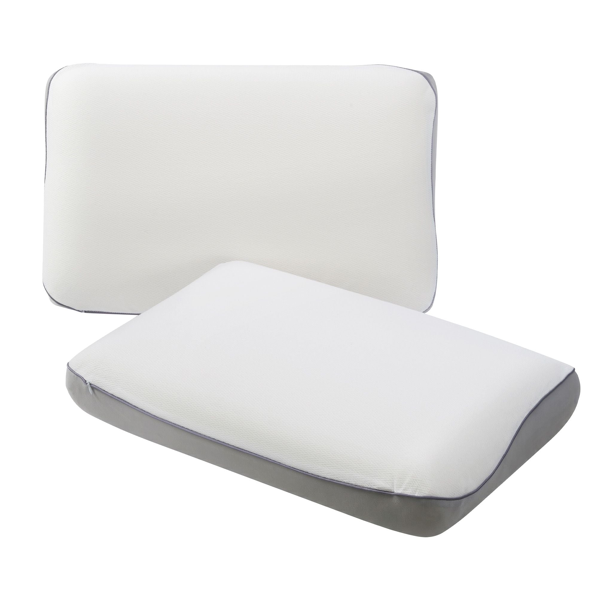 Cooling Memory Foam Pillows Queen Size 1 Pack, Dual-Sided Bed Pillows for Hot Sleepers, 55D Solid Core Side Sleeper Pillow for Neck Support, Washable, 65x40x14cm - Home & Garden > Bedding > Pillows - Rivercity House & Home Co. (ABN 18 642 972 209) - Affordable Modern Furniture Australia