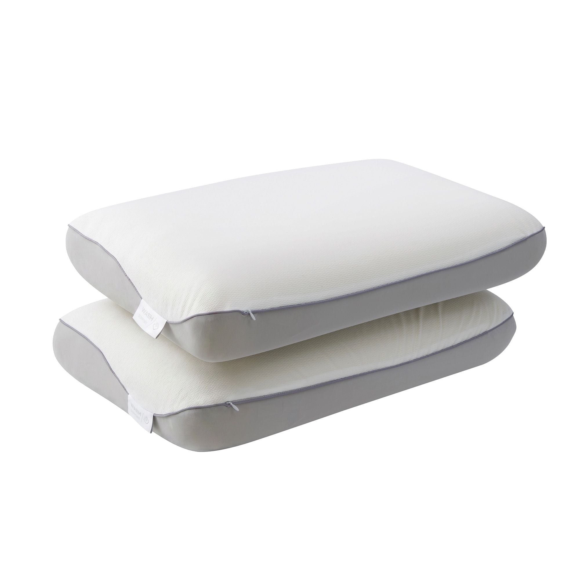 Cooling Memory Foam Pillows Queen Size 1 Pack, Dual-Sided Bed Pillows for Hot Sleepers, 55D Solid Core Side Sleeper Pillow for Neck Support, Washable, 65x40x14cm - Home & Garden > Bedding > Pillows - Rivercity House & Home Co. (ABN 18 642 972 209) - Affordable Modern Furniture Australia