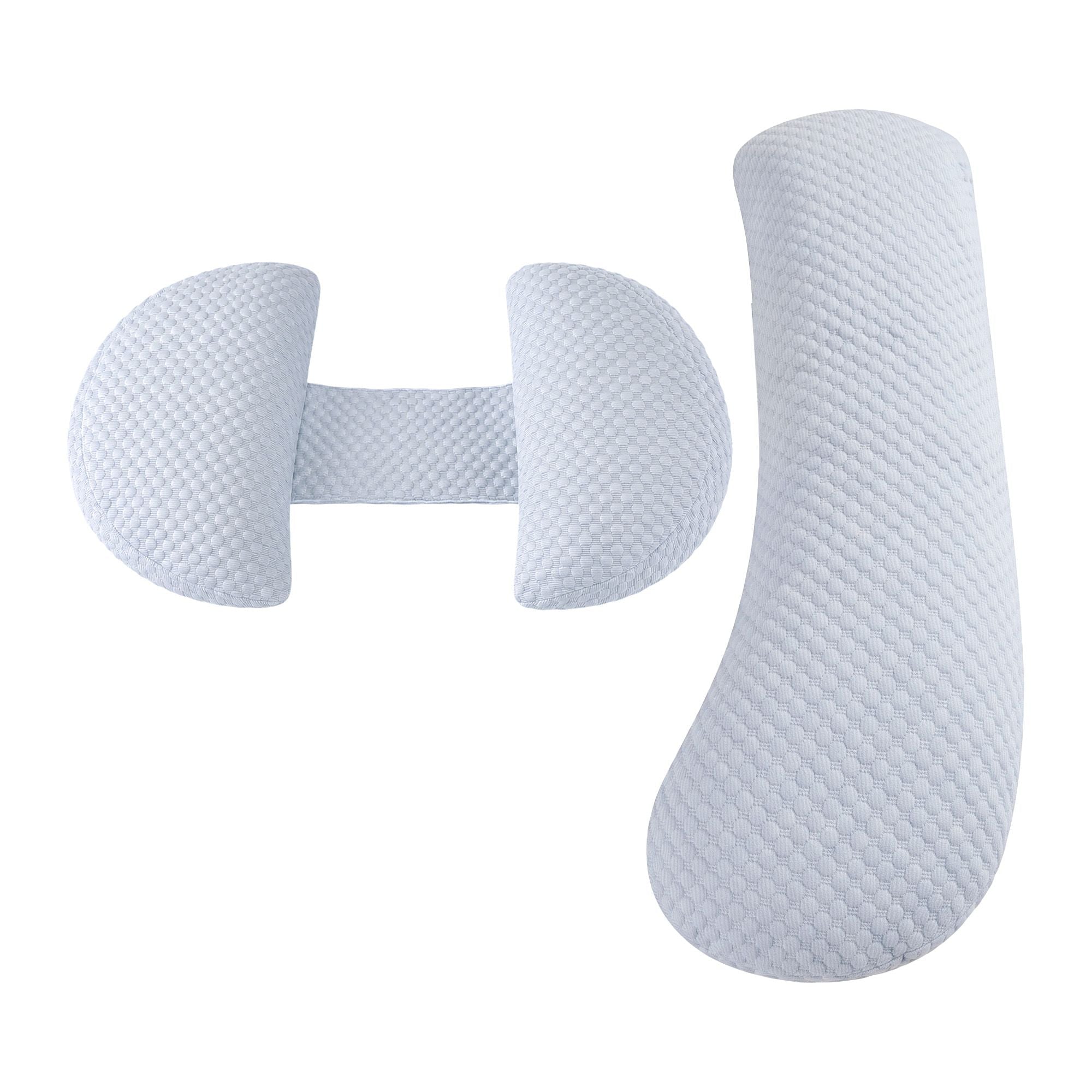 Cooling Pregnancy Adjustable Maternity Body Pillow 37x87 cm - Blue - Home & Garden > Bedding > Pillows - Rivercity House & Home Co. (ABN 18 642 972 209) - Affordable Modern Furniture Australia