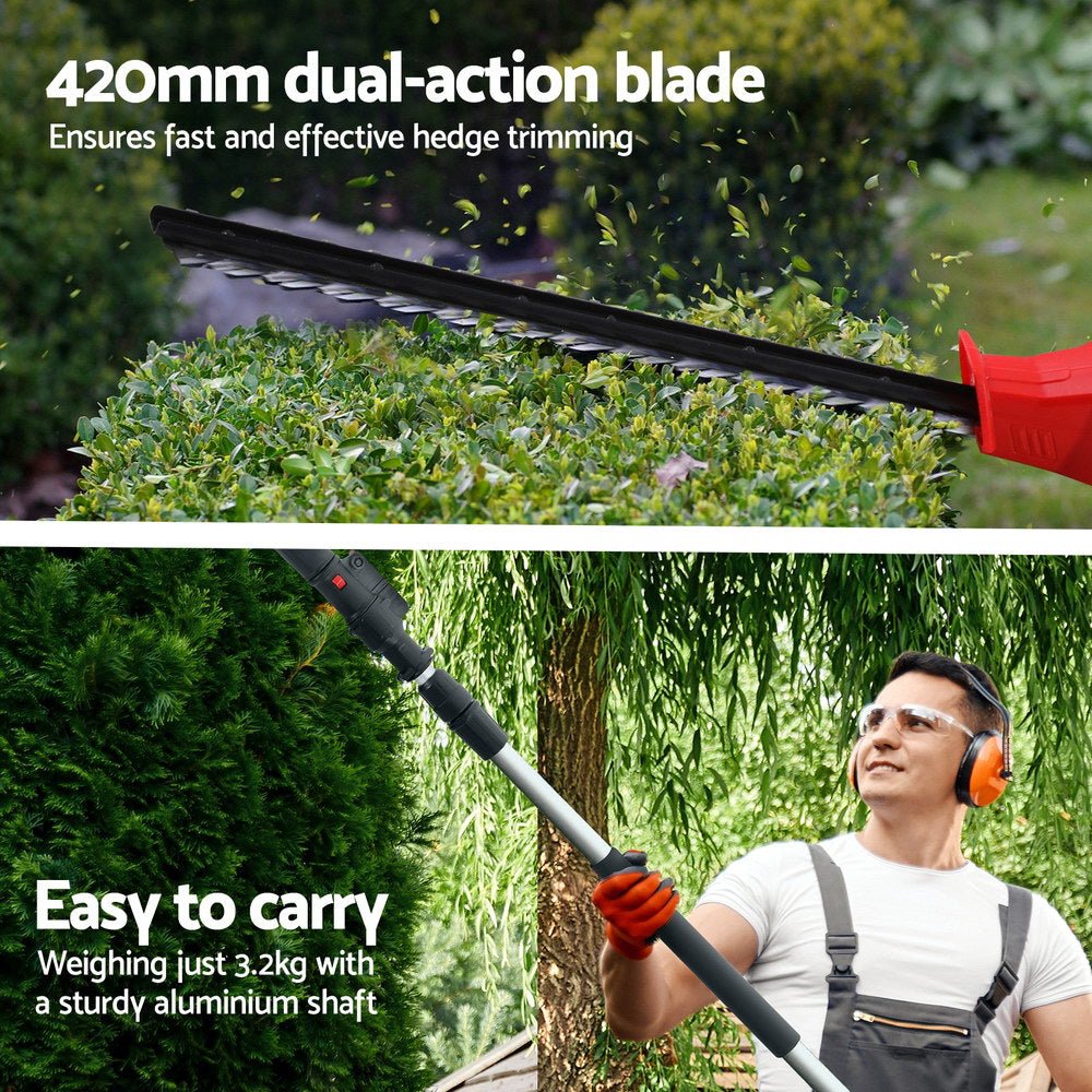 Cordless Pole Hedge Trimmer Garden Pruner Electric Cutter - Tools > Power Tools - Rivercity House & Home Co. (ABN 18 642 972 209) - Affordable Modern Furniture Australia