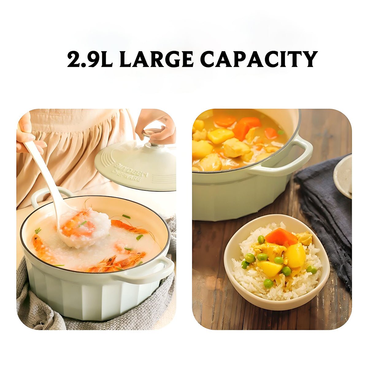 CP521 Enameled Cast - Iron Dutch Oven - Home & Garden > Kitchenware > Skillets & Frying Pans - Rivercity House & Home Co. (ABN 18 642 972 209) - Affordable Modern Furniture Australia