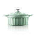 CP521 Enameled Cast Iron Dutch Oven 22.1cm - Green