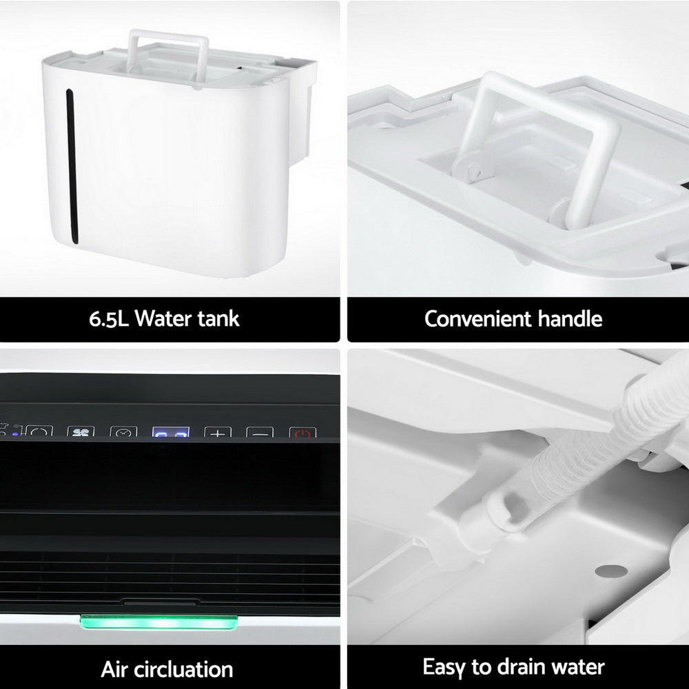 Dehumidifier 20L Air Purifier White - Appliances > Aroma Diffusers & Humidifiers > Dehumidifiers - Rivercity House & Home Co. (ABN 18 642 972 209) - Affordable Modern Furniture Australia