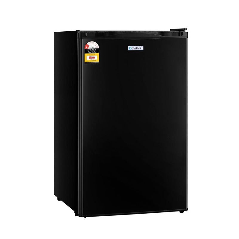 Devanti 110L Bar Fridge Black - Appliances > Fridges - Rivercity House & Home Co. (ABN 18 642 972 209) - Affordable Modern Furniture Australia