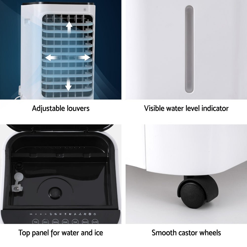 Devanti 12L Evaporative Air Cooler Conditioner - Appliances > Air Conditioners > Evaporative Coolers - Rivercity House & Home Co. (ABN 18 642 972 209) - Affordable Modern Furniture Australia
