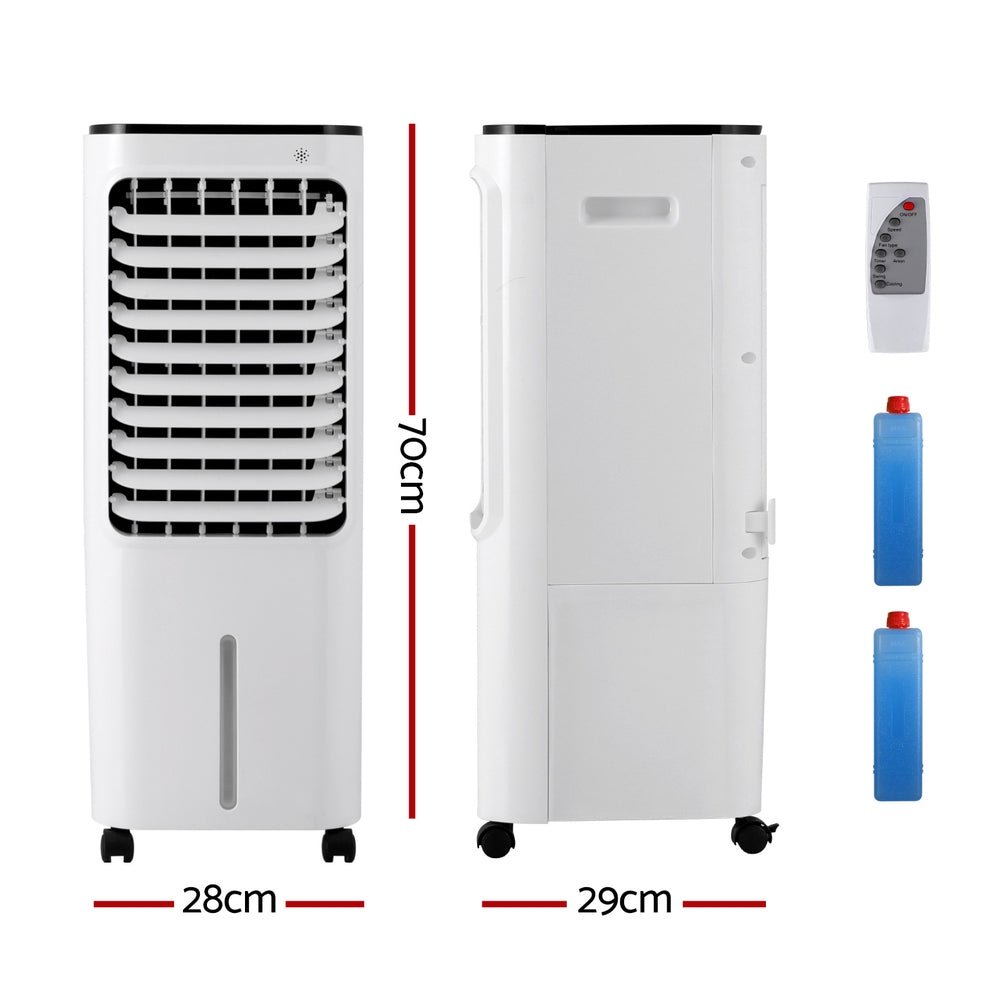 Devanti 12L Evaporative Air Cooler Conditioner - Appliances > Air Conditioners > Evaporative Coolers - Rivercity House & Home Co. (ABN 18 642 972 209) - Affordable Modern Furniture Australia