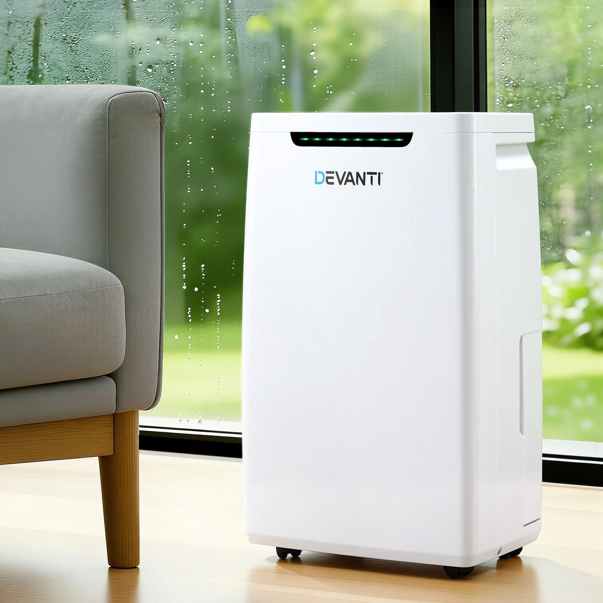 Devanti 16L Dehumidifier Portable Air Dryer Moisture Absorber 5.5L Water Tank Home - Appliances > Aroma Diffusers & Humidifiers > Dehumidifiers - Rivercity House & Home Co. (ABN 18 642 972 209) - Affordable Modern Furniture Australia