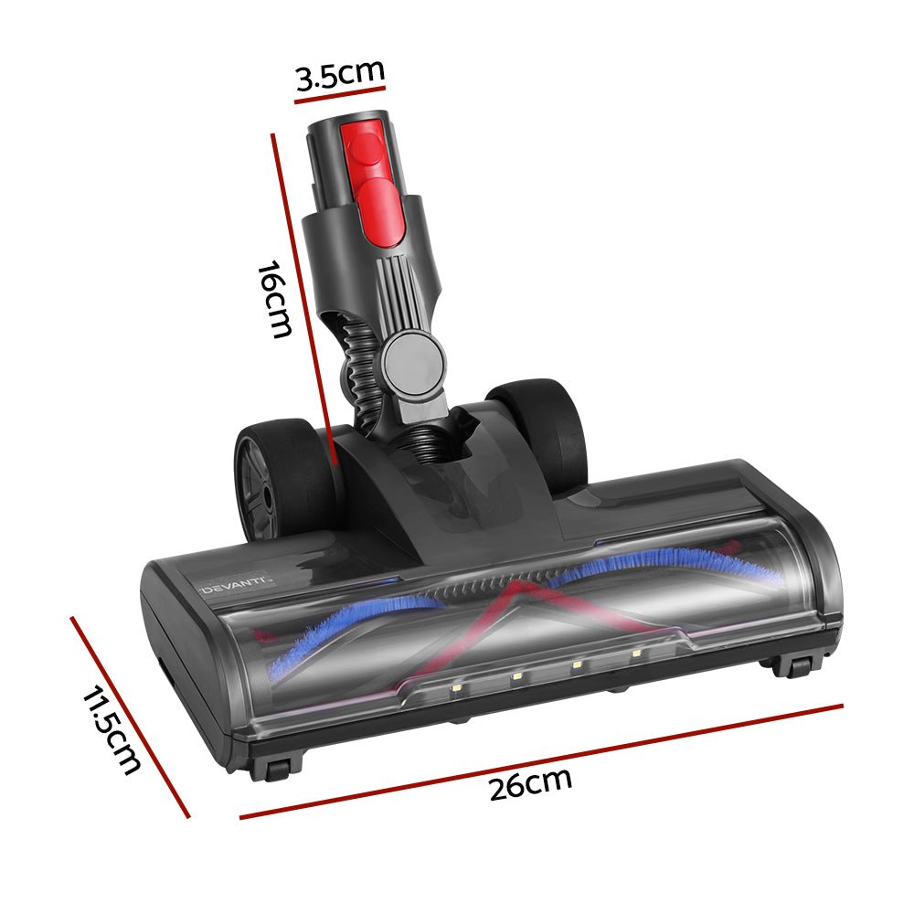 Devanti Brush Roller Vacuum Cleaner Head for Dyson V7 8 10 11 15 - Appliances > Vacuum Cleaners - Rivercity House & Home Co. (ABN 18 642 972 209) - Affordable Modern Furniture Australia