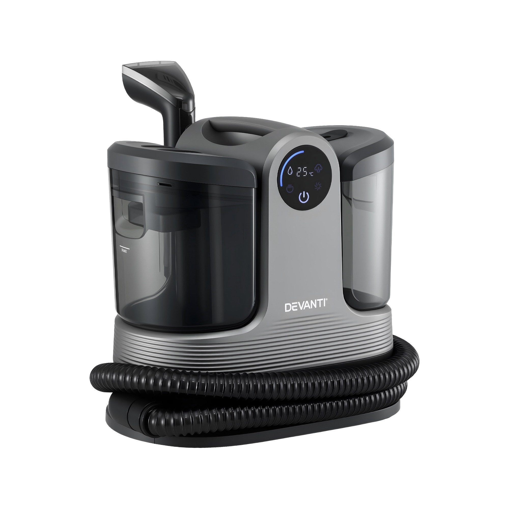 Devanti Carpet Washer Handheld Vacuum Cleaner 1700W 11kpa Rapid Heating Black - Appliances > Vacuum Cleaners > Stick Vacuums - Rivercity House & Home Co. (ABN 18 642 972 209) - Affordable Modern Furniture Australia