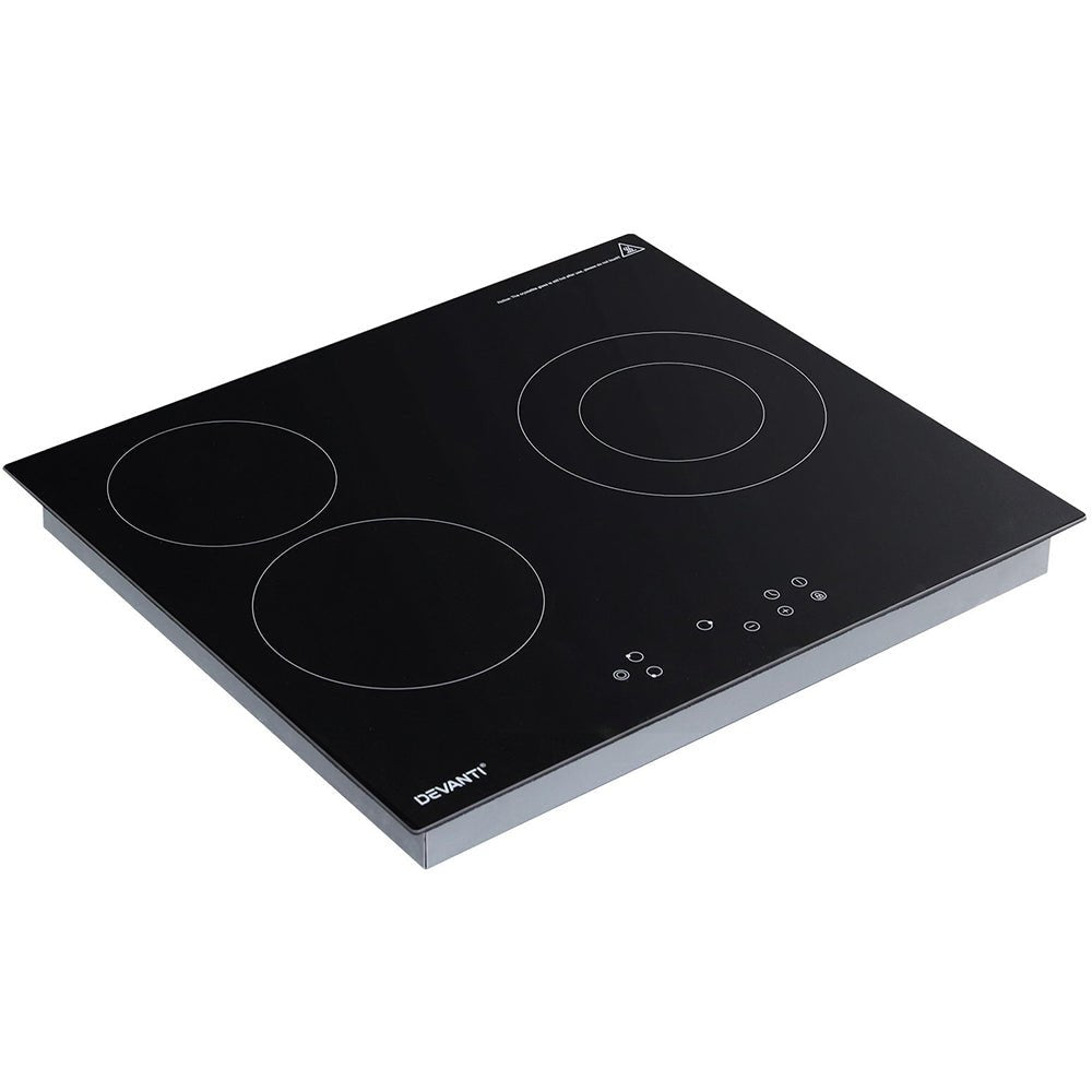 Devanti Electric Ceramic Cooktop 60cm Kitchen Cooker 4 Burner Hob Touch Control 5200W - Appliances > Kitchen Appliances - Rivercity House & Home Co. (ABN 18 642 972 209) - Affordable Modern Furniture Australia