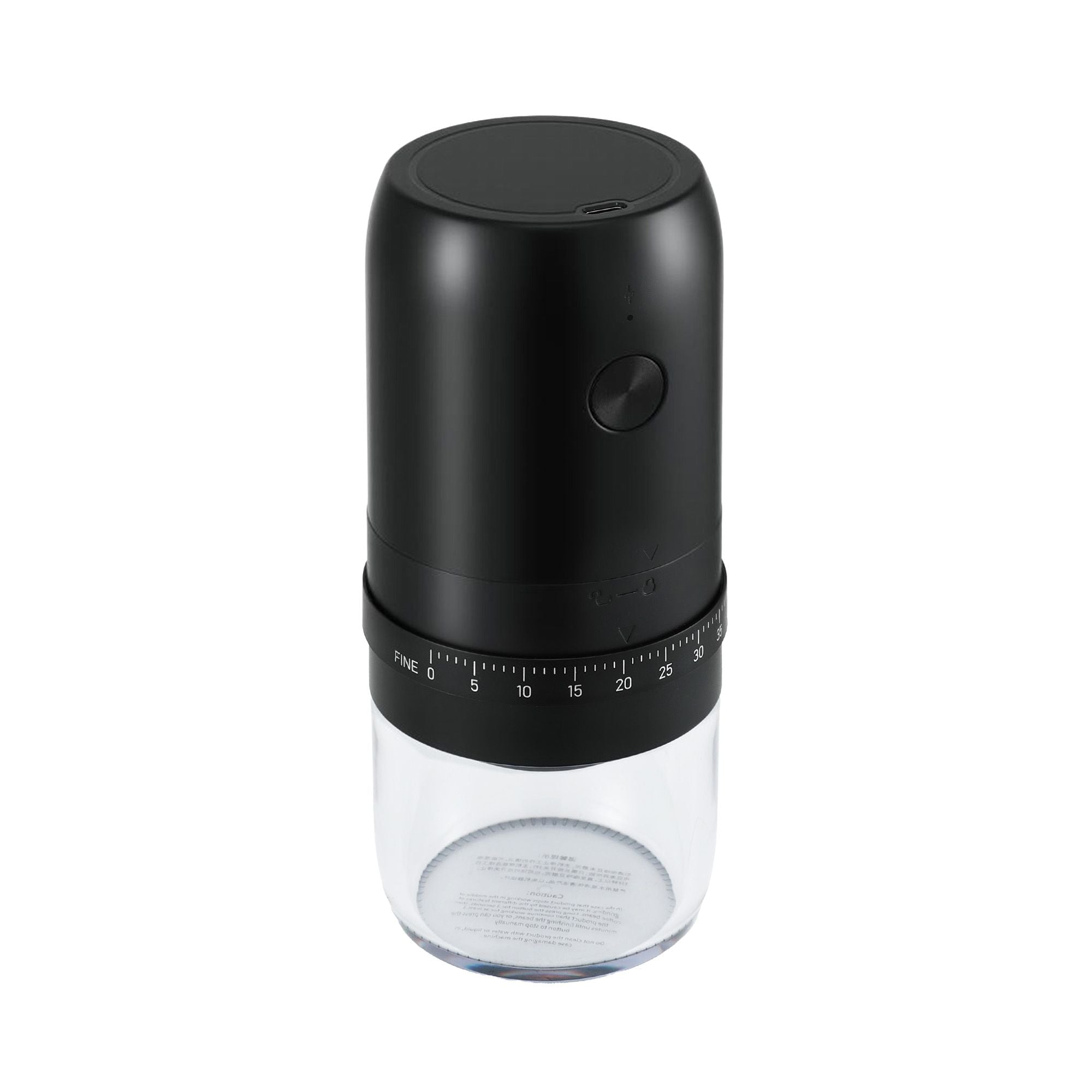 Devanti Electric Coffee Grinder USB - C Rechargeable Portable Coffee Bean Grinder with 40 Precise Grind Settings | Automatic Spice Nut Pepper Grinder Mill with Cleaning Brush & Ground Coffee Container for Home Office Camping Travel, Black - Appliances > Kitchen Appliances > Coffee Machines & Accessories - Rivercity House & Home Co. (ABN 18 642 972 209) - Affordable Modern Furniture Australia