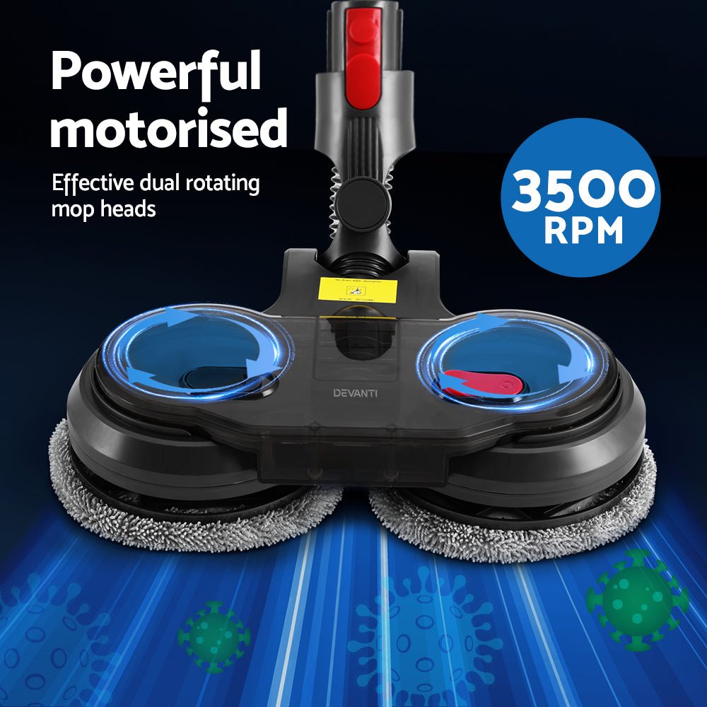 Devanti Electric Mop Head for Dyson V7 8 10 11 15 - Appliances > Vacuum Cleaners - Rivercity House & Home Co. (ABN 18 642 972 209) - Affordable Modern Furniture Australia
