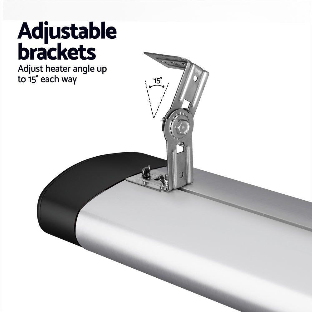 Devanti Electric Strip Heater Radiant Heaters 3000W - Outdoor - Rivercity House & Home Co. (ABN 18 642 972 209) - Affordable Modern Furniture Australia