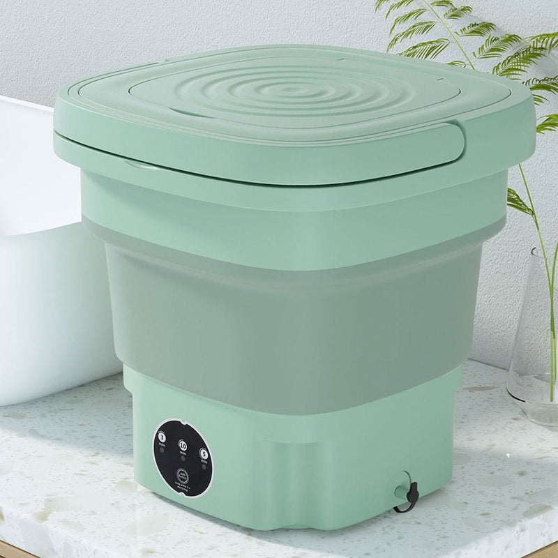 Devanti Portable Washing Machine 8L Green - Appliances > Washers & Dryers - Rivercity House & Home Co. (ABN 18 642 972 209) - Affordable Modern Furniture Australia