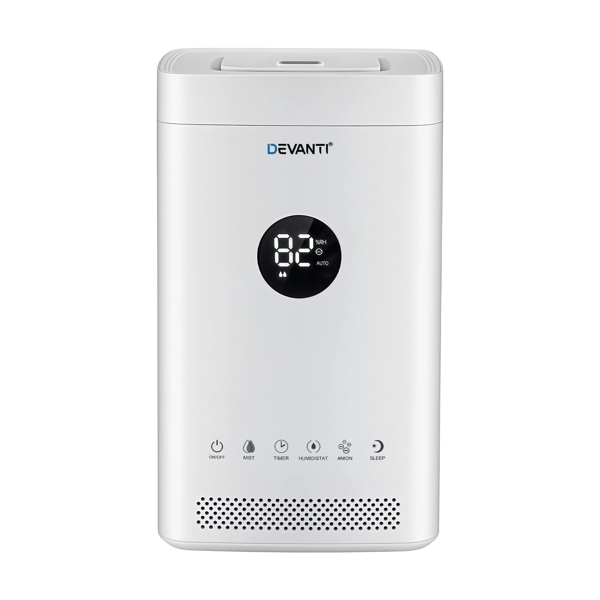 Devanti Ultrasonic Humidifier Air Purifier Top Fill Auto Humidity 3.5L White - Appliances > Aroma Diffusers & Humidifiers > Humidifiers - Rivercity House & Home Co. (ABN 18 642 972 209) - Affordable Modern Furniture Australia