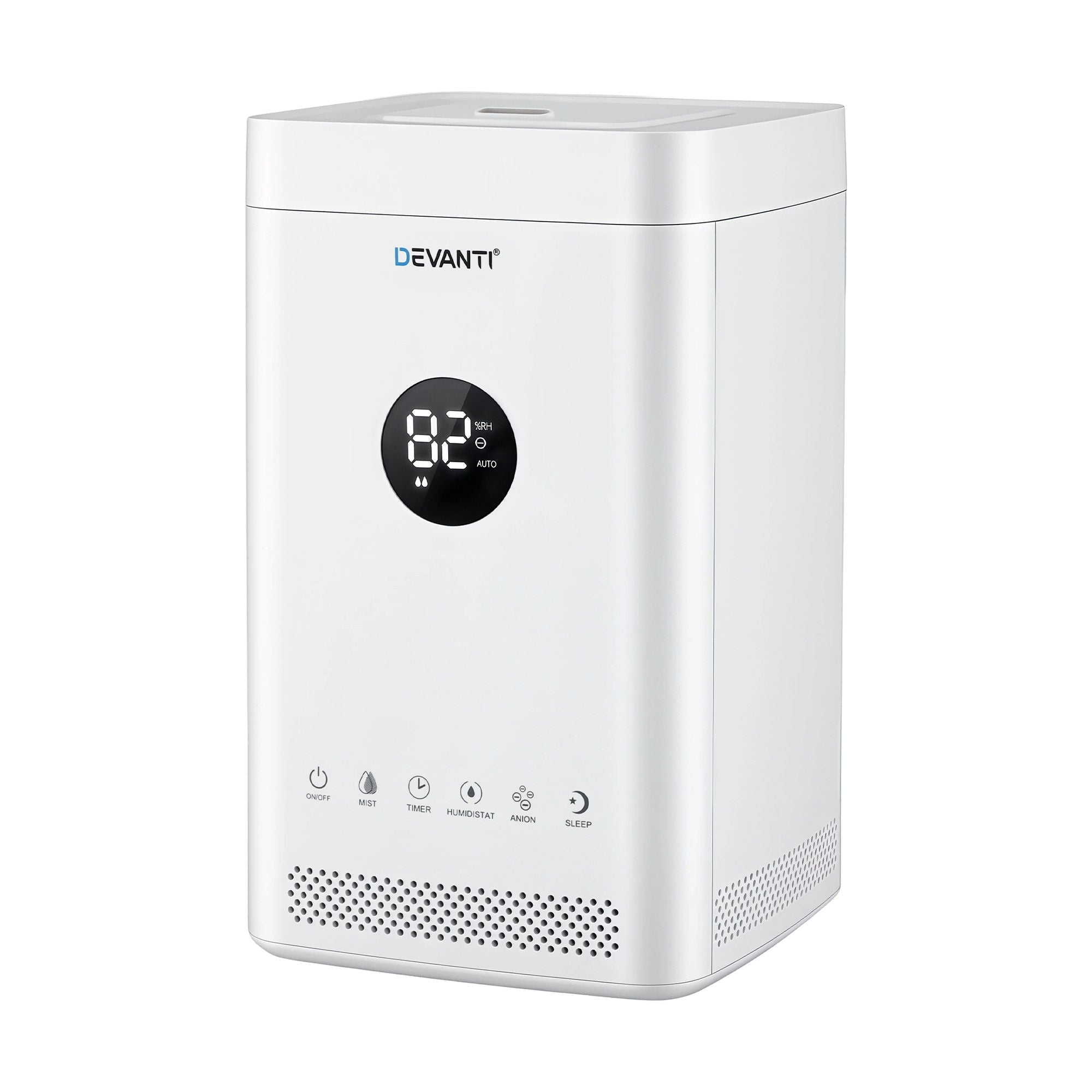 Devanti Ultrasonic Humidifier Air Purifier Top Fill Auto Humidity 3.5L White - Appliances > Aroma Diffusers & Humidifiers > Humidifiers - Rivercity House & Home Co. (ABN 18 642 972 209) - Affordable Modern Furniture Australia