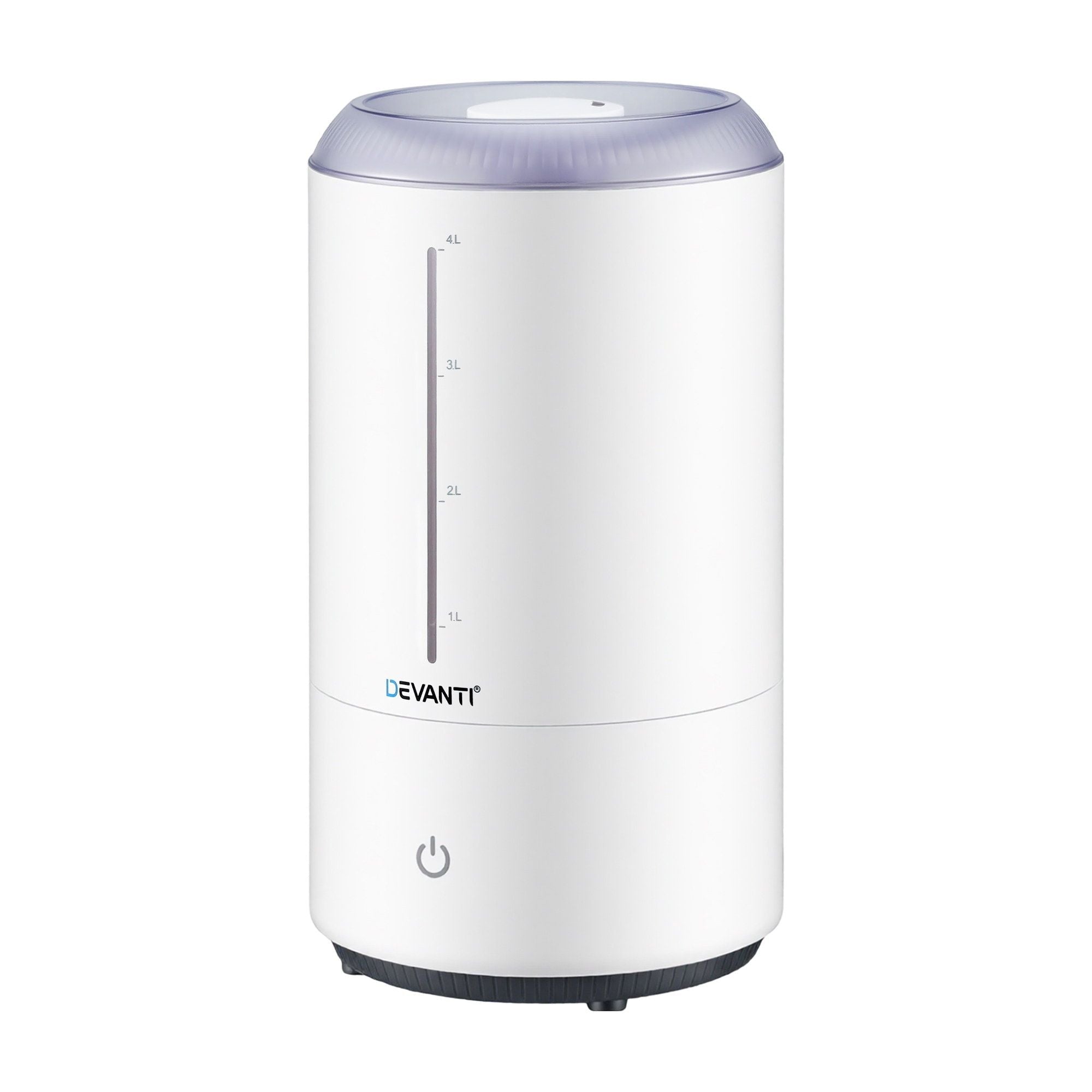 Devanti Ultrasonic Humidifier Aroma Diffuser Top Fill Quiet Bedroom 4L White - Appliances > Aroma Diffusers & Humidifiers > Humidifiers - Rivercity House & Home Co. (ABN 18 642 972 209) - Affordable Modern Furniture Australia