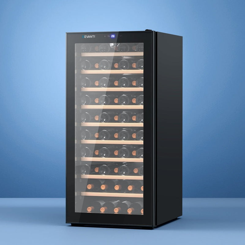 Devanti Wine Cooler Fridge 66 Bottles - Appliances > Appliances Others - Rivercity House & Home Co. (ABN 18 642 972 209) - Affordable Modern Furniture Australia