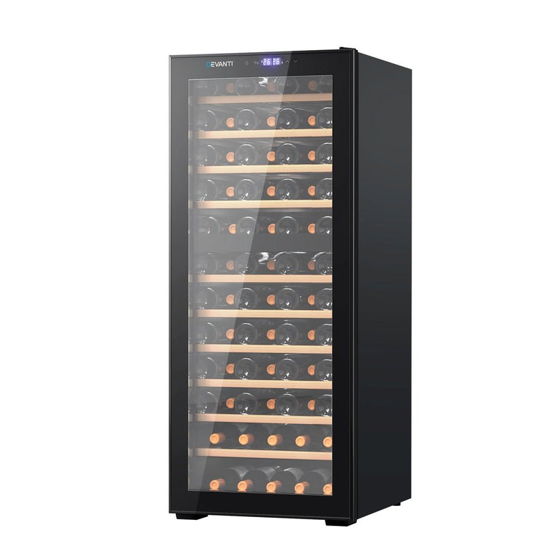 Devanti Wine Cooler Fridge Compressor Dual Zone 80 Bottles - Appliances > Appliances Others - Rivercity House & Home Co. (ABN 18 642 972 209) - Affordable Modern Furniture Australia