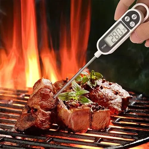 Digital Instant-Read Meat Thermometer with Stainless Steel Probe for Cooking, BBQ, Grilling, Frying and Candy Making - Home & Garden > BBQ > BBQ Tools - Rivercity House & Home Co. (ABN 18 642 972 209) - Affordable Modern Furniture Australia