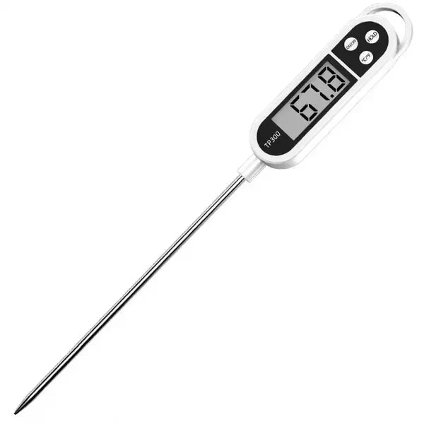Digital Instant-Read Meat Thermometer with Stainless Steel Probe for Cooking, BBQ, Grilling, Frying and Candy Making - Home & Garden > BBQ > BBQ Tools - Rivercity House & Home Co. (ABN 18 642 972 209) - Affordable Modern Furniture Australia