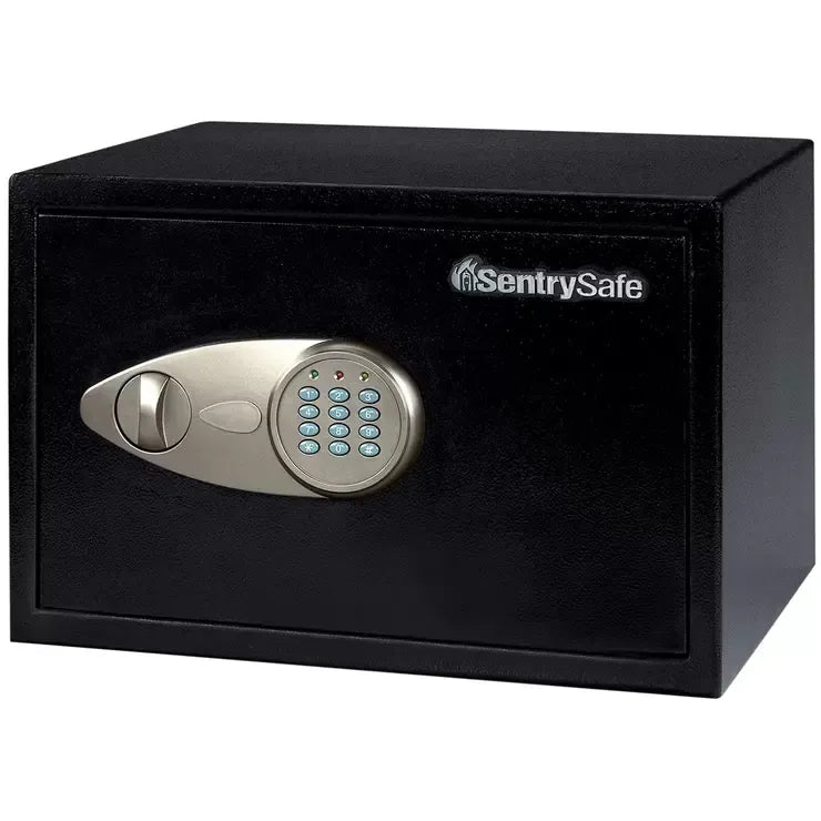 Digital Security Safe 16.4L with Solid Steel Construction and Carpet Interior - Black - Home & Garden > DIY > Door Hardware - Rivercity House & Home Co. (ABN 18 642 972 209) - Affordable Modern Furniture Australia