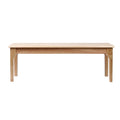 Dining Bench Chair Solid Wood 120cm x 35cm x 45cm - Oak