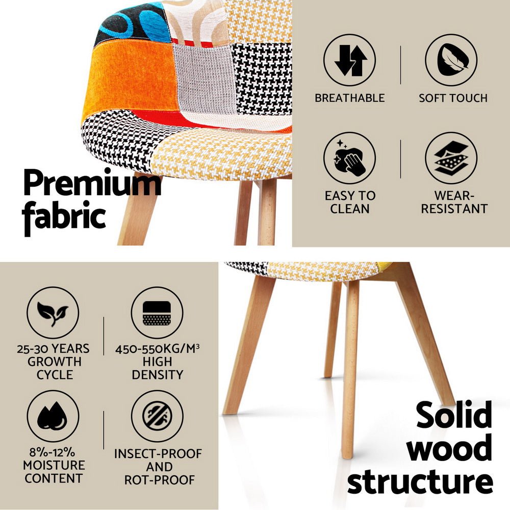 Dining Table and 4 Chairs Set DSW White - Furniture > Dining > Dining Tables - Rivercity House & Home Co. (ABN 18 642 972 209) - Affordable Modern Furniture Australia