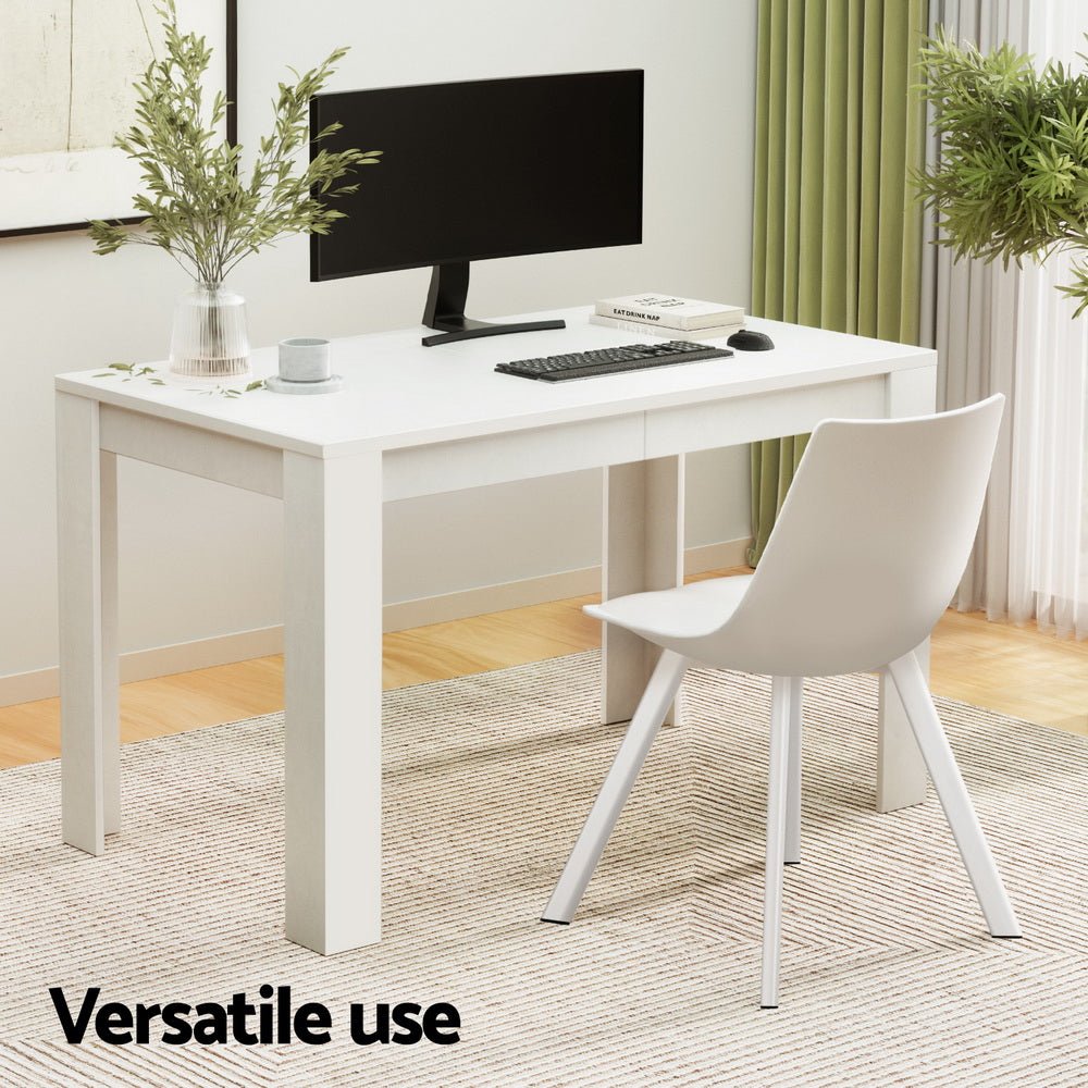 Dining Table and 4 Chairs Set Rectangle White - Furniture > Dining > Dining Set - Rivercity House & Home Co. (ABN 18 642 972 209) - Affordable Modern Furniture Australia