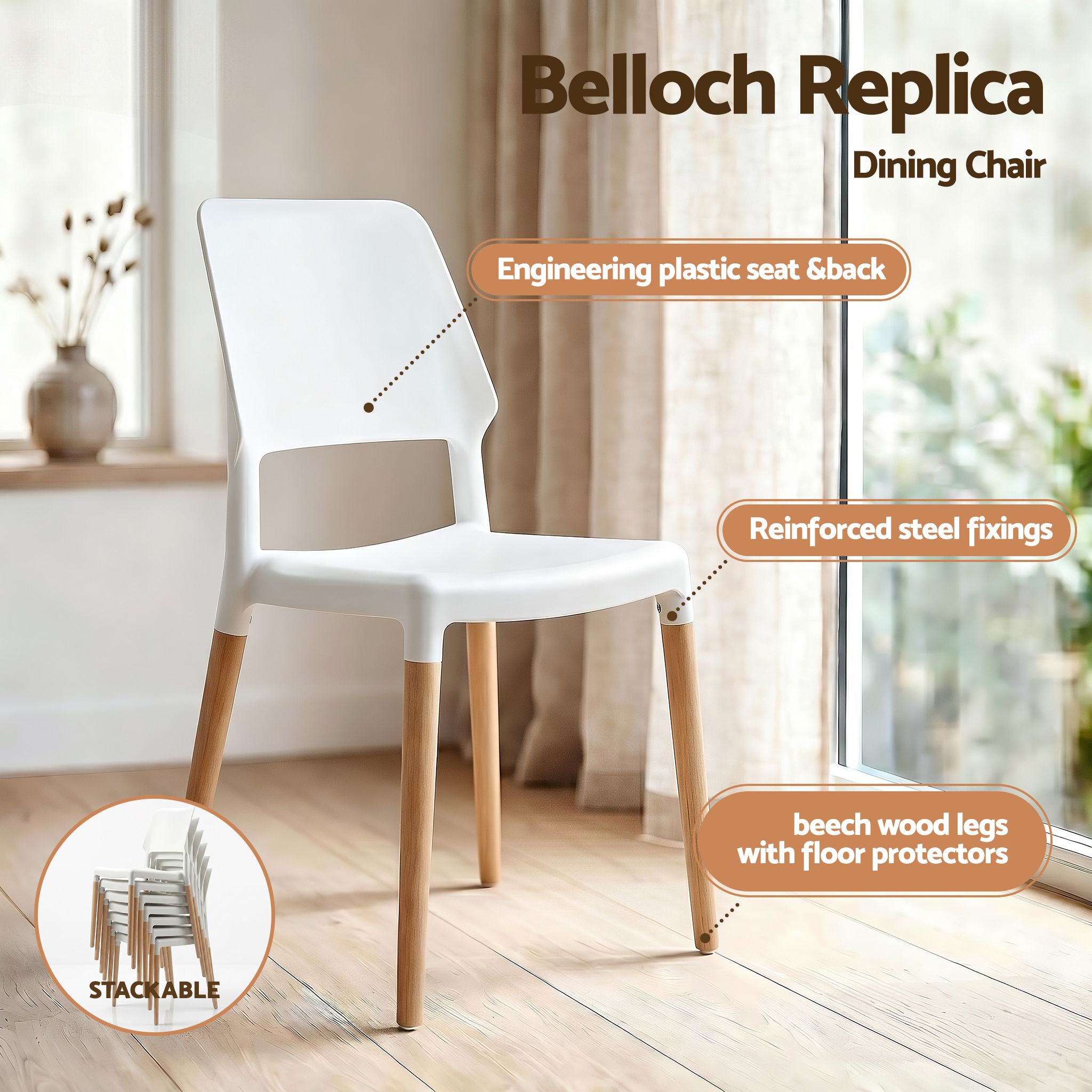 Dining Table and Chairs Set 5PCS, 75 - 110cm Drop - Leaf Table, with 4 Dining Chairs White Wooden, 4 Seater Dining Table Set for Kitchen, Apartment, Café - Furniture > Dining > Dining Set - Rivercity House & Home Co. (ABN 18 642 972 209) - Affordable Modern Furniture Australia