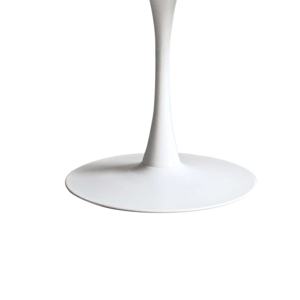 Dining Table for 6 Persons with Lacquered Wooden Top - White - Rivercity House & Home Co. (ABN 18 642 972 209) - Affordable Modern Furniture Australia