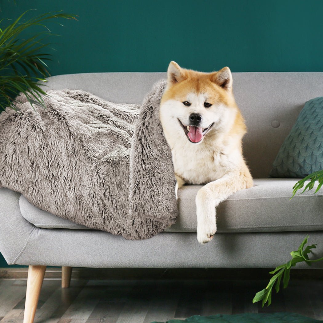 Dog and Cat Pet Blanket Warm Plush Mat - Brown - Rivercity House & Home Co. (ABN 18 642 972 209) - Affordable Modern Furniture Australia