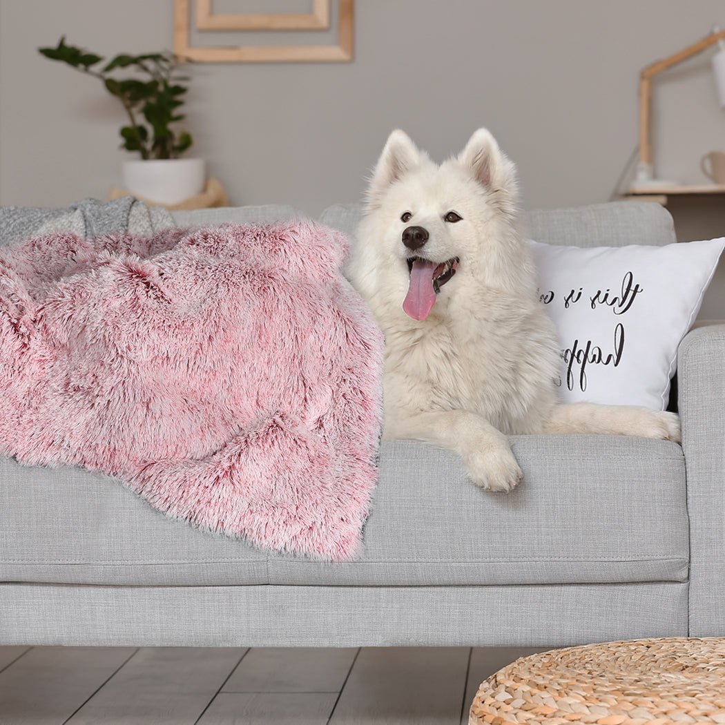 Dog and Cat Pet Blanket Warm Plush Mat - Pink - Rivercity House & Home Co. (ABN 18 642 972 209) - Affordable Modern Furniture Australia