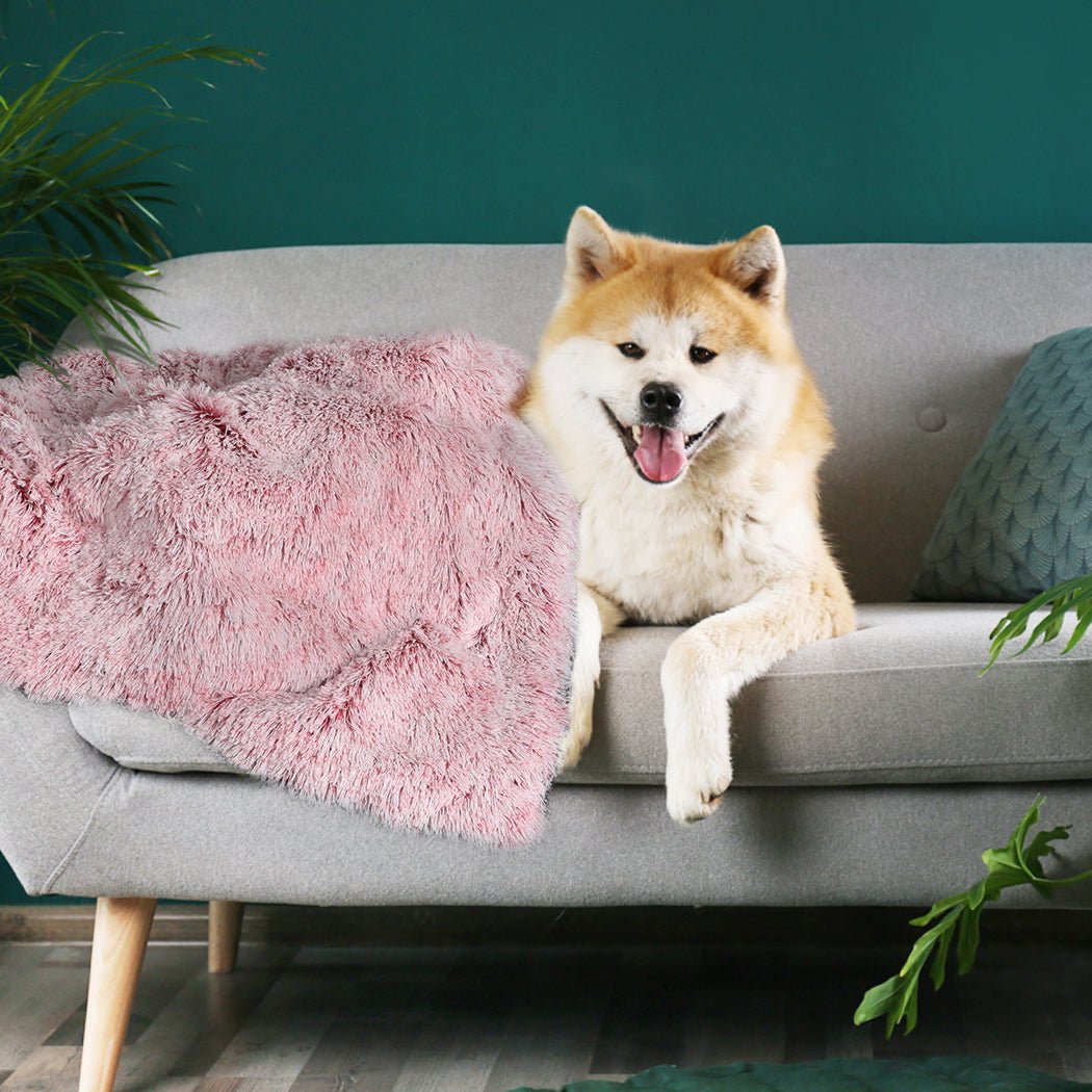 Dog and Cat Pet Blanket Warm Plush Mat - Pink - Rivercity House & Home Co. (ABN 18 642 972 209) - Affordable Modern Furniture Australia
