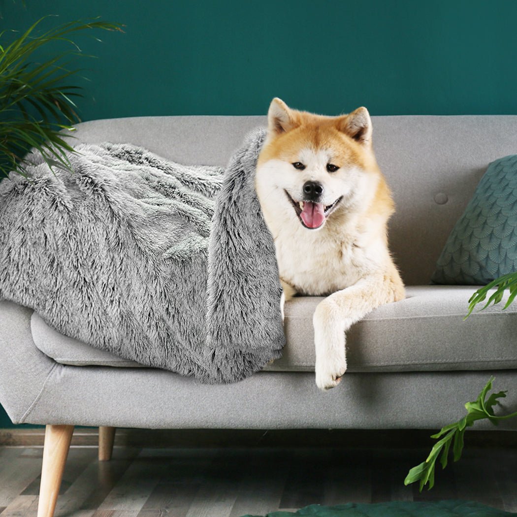 Dog and Cat Pet Blanket Warm Puppy Mat - Charcoal - Rivercity House & Home Co. (ABN 18 642 972 209) - Affordable Modern Furniture Australia