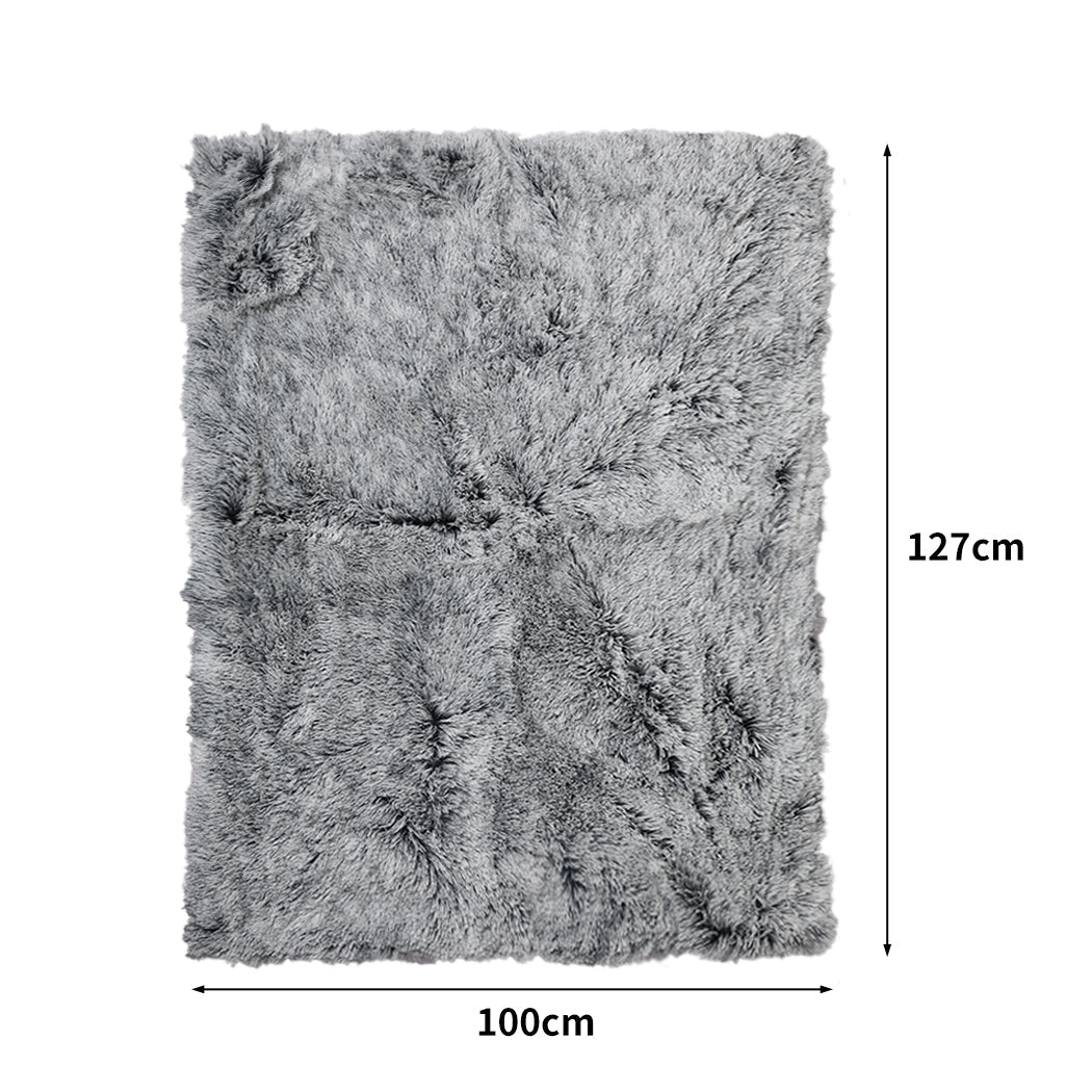 Dog and Cat Pet Blanket Warm Puppy Mat - Charcoal - Rivercity House & Home Co. (ABN 18 642 972 209) - Affordable Modern Furniture Australia