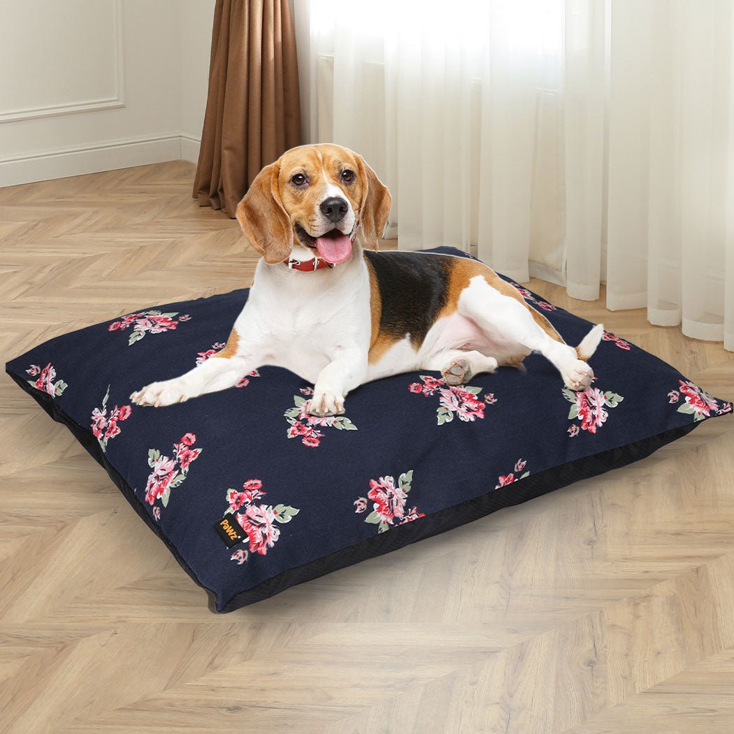 Dog Calming Washable Pet Bed Large - Navy - Rivercity House & Home Co. (ABN 18 642 972 209) - Affordable Modern Furniture Australia