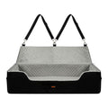 Dog Car Booster Seat with Safety Belt and Travel Bed - Black