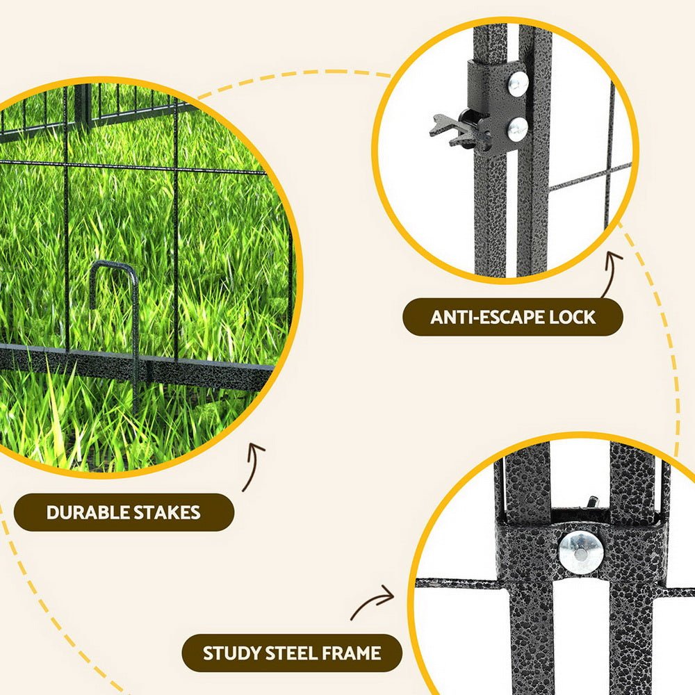 Dog Kennel Extra Large House Outdoor Playpen Pet Puppy Metal Backyard - Pet Care > Dog Supplies - Rivercity House & Home Co. (ABN 18 642 972 209) - Affordable Modern Furniture Australia