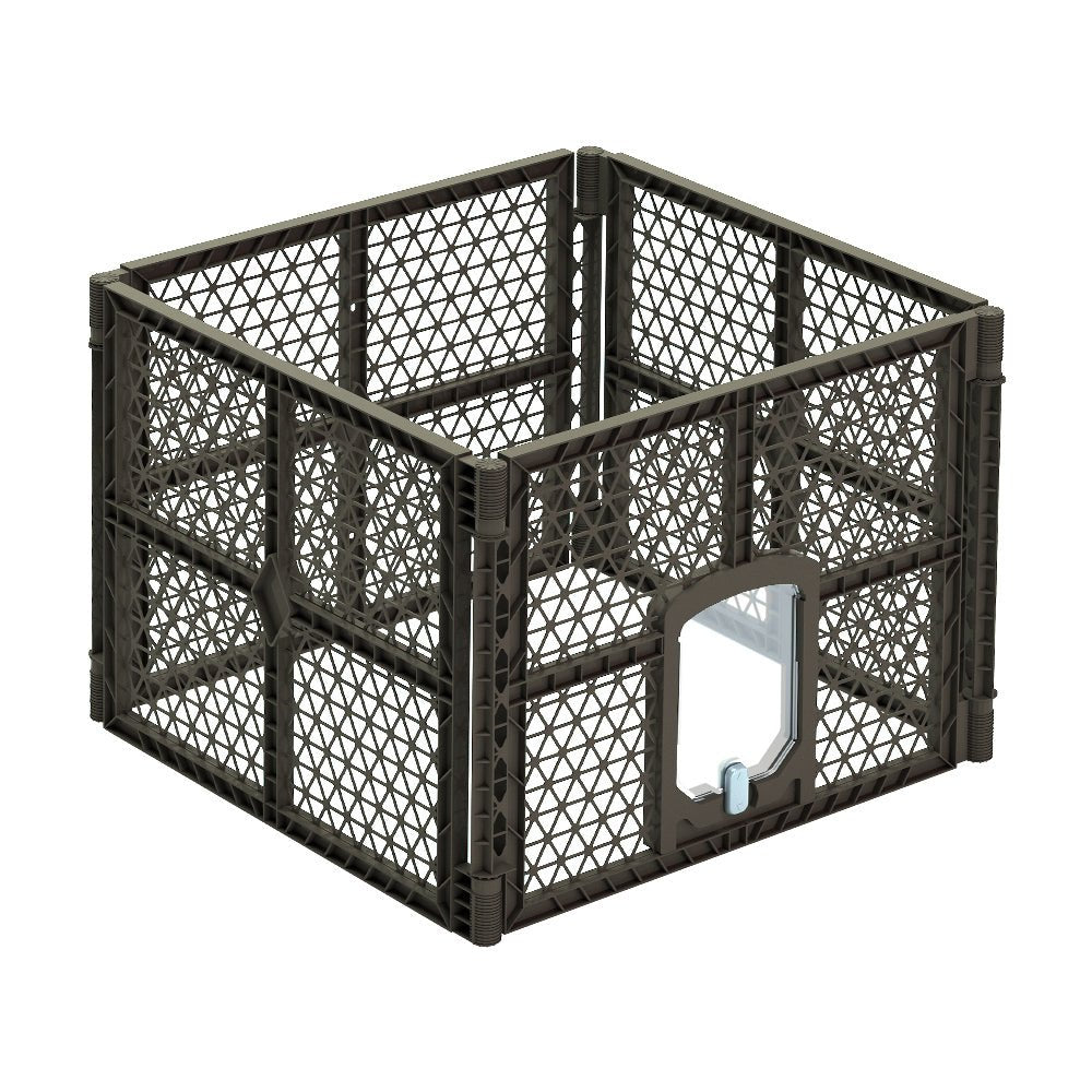 Dog Playpen Enclosure 4 Panel Pet Fence Plastic Play Pen - Pet Care > Dog Supplies > Dog Playpens & Gates - Rivercity House & Home Co. (ABN 18 642 972 209) - Affordable Modern Furniture Australia