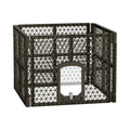 Dog Playpen Enclosure 4 Panel Pet Fence Plastic Play Pen