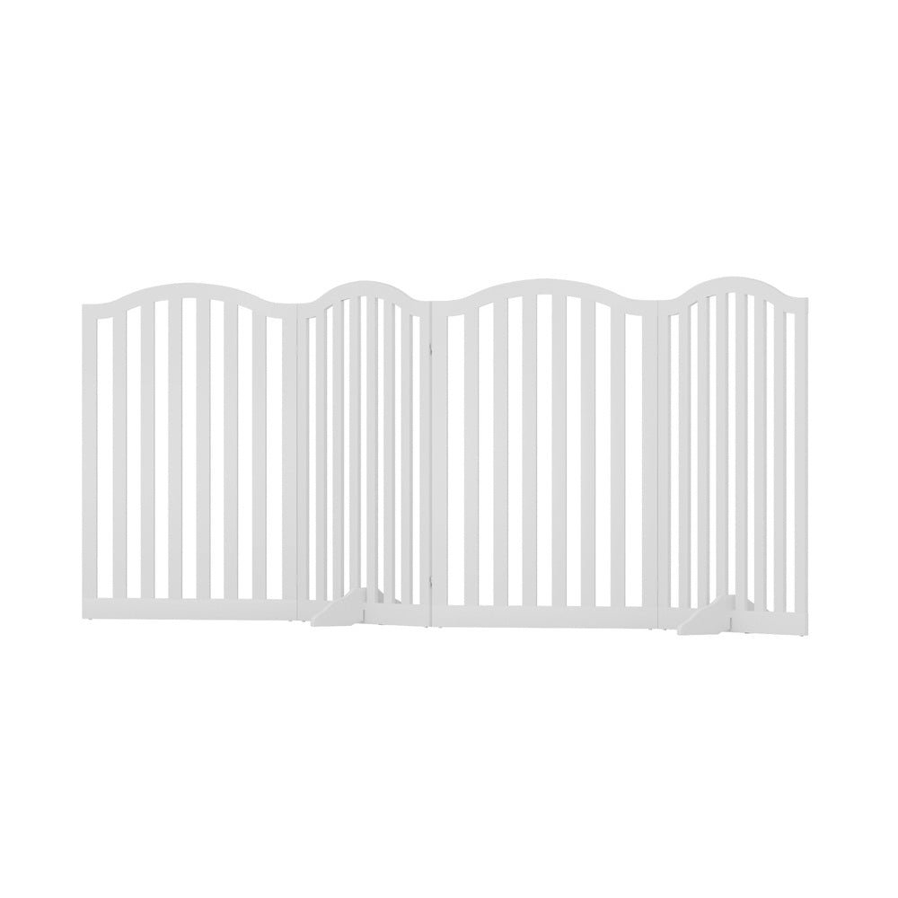 Dog Playpen Enclosure 4 Panel Pet Fence Wooden Play Pen - Pet Care > Dog Supplies - Rivercity House & Home Co. (ABN 18 642 972 209) - Affordable Modern Furniture Australia